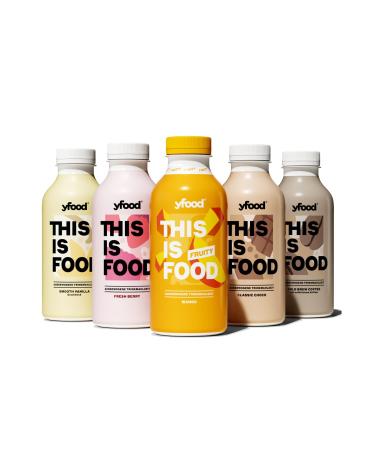 yfood drinks Packs d couverte substitut de repas 30 g de prot ines 26 vitamines et min raux 5 saveurs (5 x 500 ml)