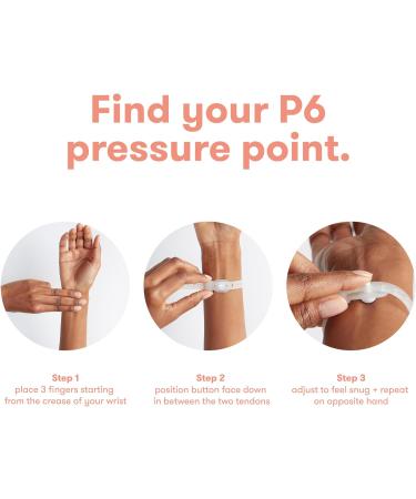 Frida Mom Anti-Nausea Bands for Morning Sickness Relief 24/7 Support Through Pressure Point Therapy | 2 Bands + Storage Case - Buy Online on GoSupps.com