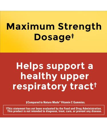 Nature Made Maximum Strength Vitamin C Gummies 1000mg - 80 Gummies (20 Day Supply) - Buy Online on GoSupps.com