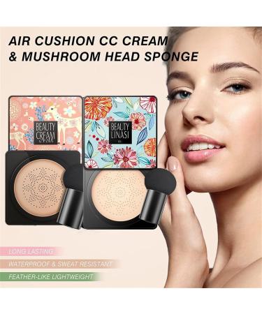 IFFANY Beauty Cream - Free Gift Mushroom Head Makeup Brush Concealer Moisturizing BB Cream Mushroom Head Air Cushion CC Nude Cream Durable for All Skin Types - Buy Online on GoSupps.com