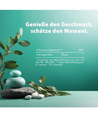 Gumamin Ashwagandha Gummies - Sugar-Free Vegan 120 Count | Natural Berry Flavor | Premium Calm Support - Buy Online on GoSupps.com