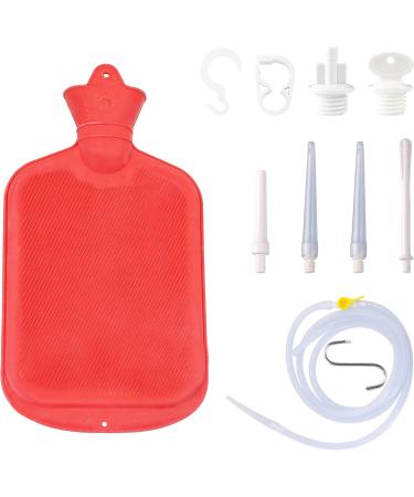 TopQuaFocus Enema Kit for Men & Women - 2L Colon Detox Douche & Enema Bulb with Coffee Enemas for Effective Cleansing - Buy Online on GoSupps.com