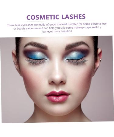 FOMIYES 10 Pairs Colored False Eyelashes Faux Lashes Party Eyelashes Eye Makeup Tools Fake Eyelash False Eye Lashes Makeup Eyelashes Fake Lashes False Lash Set Halloween 5d Imitation - Buy Online on GoSupps.com