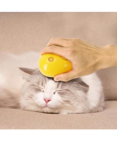 Cat Steam Brush - 3-In-1 Defur Comb for Cats | Rechargeable Pet Grooming Tool - Buy Online on GoSupps.com