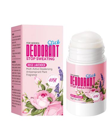 Underarm Antiperspirant Stick | Rose Lavender Roller Ball | Women Underarm Stick Long Lasting Underarms Fragrance Antiperspirant Roller Perfect Use for Women freshnerner