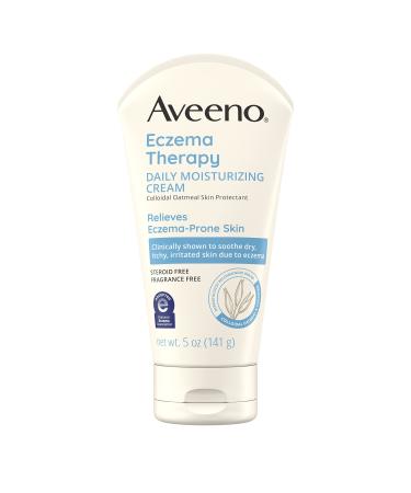 Aveeno Eczema Therapy Daily Moisturizing Body Cream for Sensitive Skin Soothing Eczema Relief Cream Colloidal Oatmeal & Ceramide for Dry & Itchy Skin Steroid- & Fragrance-Free 5 oz - Buy Online on GoSupps.com