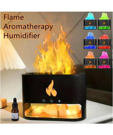 Volcano Diffuser - 250ml Essential Oil & Himalayan Salt Lamp | 7 Colors Timer & Auto-Off | Transform Your Space with Aromatherapy - Buy Online on GoSupps.com