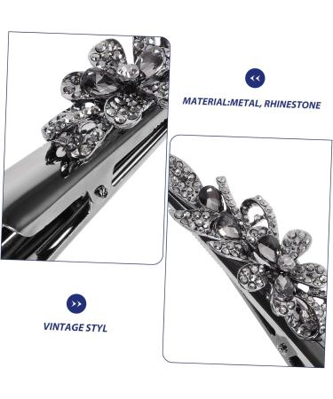 minkissy Large Hair Clip rhinestone hair accessories headgear hair accessories girl hair accessories vintage duckbilled hair clip women hair clip rhinestones clip hairpin large horn clip - Buy Online on GoSupps.com