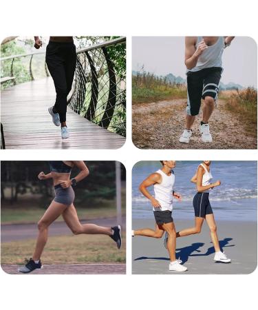 Mowenti Unisex Sneaker Socks - 10 Pairs Cotton Sports Socks (5 Black & 5 Gray) - Breathable Running & Hiking Socks 43-46 - Buy Online on GoSupps.com