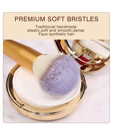 VANDER LIFE 24pcs Premium Makeup Brush Set with Travel Bag - Champagne | Cruelty-Free Synthetic Fiber Bristles for Foundation, Blush, Concealer, Eye Shadow - 25 Piece Set - Buy Online on GoSupps.com