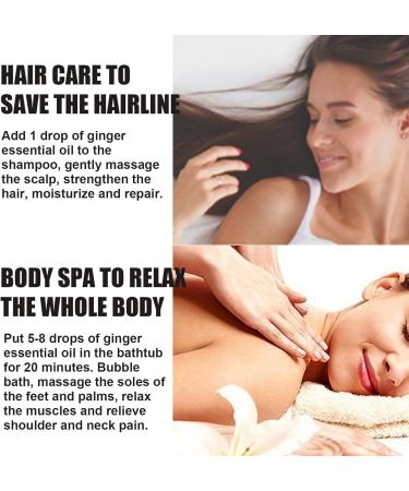 Slimming Oil - Ginger Oil for Weight Loss & Abdominal Massage - Lymphatic Drainage Fat Tissue Oil - Buy Online on GoSupps.com