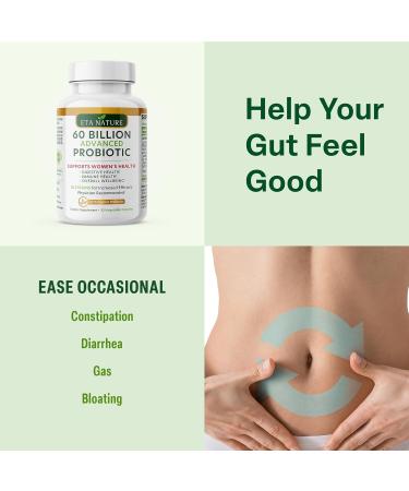 Advanced Probiotics for Women with 60 Billion CFUs 18 Strains Lactobacillus & Cranberries - Prebiotics and Probiotics for Womens Digestive Health Gut Support & Vaginal Health Yeast & Flora 30 Count for Women - Buy Online on GoSupps.com