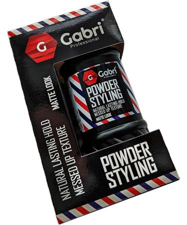 Gabri Professional Matte Styling Powder - Natural Lasting Hold with Messed Up Texture (21g) - Buy Online on GoSupps.com