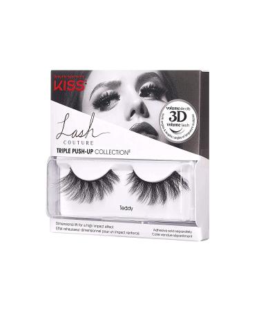KISS Lash Couture Triple Push Up Teddy False Eyelashes - 3D Volume, Multi-Angles & Lengths, Reusable, Cruelty-Free - Contact Lens Friendly - Buy Online on GoSupps.com
