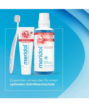 Meridol Mouth Rinse 400ml - Antibacterial Gum Protection Strengthens Teeth & Refreshes Breath - Alcohol-Free (Pack of 3) - Buy Online on GoSupps.com