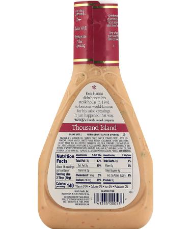 Ken's Steak House Thousand Island Dressing 16 FL OZ - Pack of 2 - Buy Online on GoSupps.com