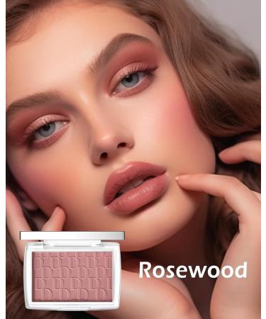 Matte Powder Blush Rosy Glow Face Blush Contour Highlight Makeup Palette High Impact Buildable Color Lightweight & Smooth Finish & Long Lasting Professional Pressed Power Blush for Cheek Rosewood 012#rosewood - Buy Online on GoSupps.com