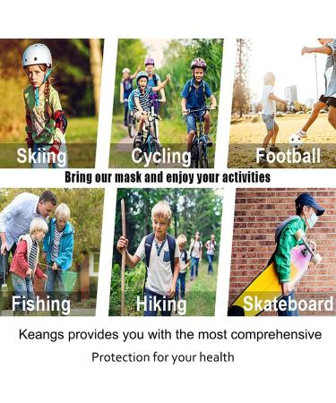 Keangs Kids Disposable Face Masks with Cartoons Pattern - 50Pcs | Perfect for Boys and Girls - 50 Count - Buy Online on GoSupps.com