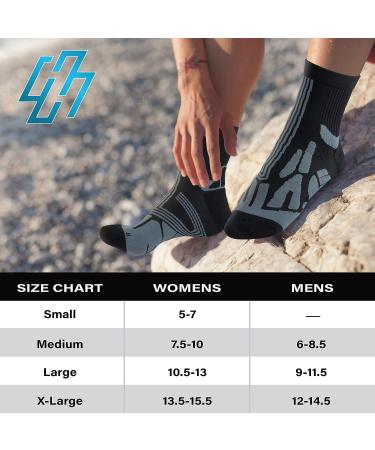 Quarter Athletic Running Socks 3-Pack for Men & Women - Moisture-Wicking, No Blister Cushion, Ideal for Cycling and Sports - Black - Buy Online on GoSupps.com