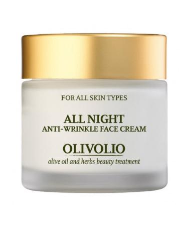 Olivolio 82% Natural Anti-Aging Face Cream with 100% Organic Olive Oil Hyaluronic Acid and Q10 Mineral Oil and Paraben Free