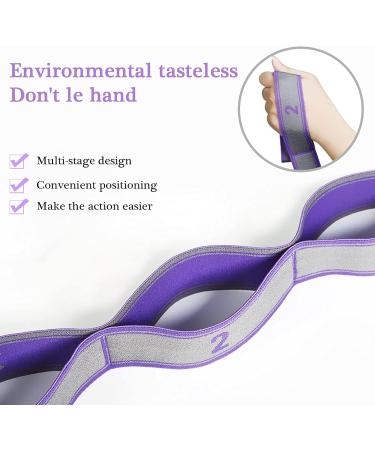 Mocobo Yoga Stretch Belt - 8 Loop Gymnastics Band & Fitness Straps - Highly Elastic Yoga Accessories for International Shipping - Buy Online on GoSupps.com