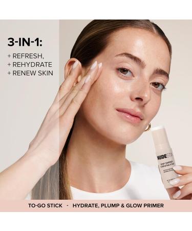 Nudestix Dewy Barrier Hydrating Stick On-the-Go Moisture Balm with Ceramides Squalane Bakuchiol & Vitamin C | Hydrates Brightens & Smooths Skin | Clean Vegan & Travel-Friendly - Buy Online on GoSupps.com