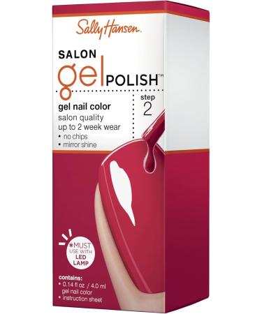 Sally Hansen Salon Pro Gel Red My Lips 0.14 Fluid Ounce - Buy Online on GoSupps.com