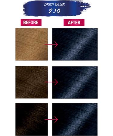 Garnier Color Sensation Vivids Permanent 2.10 Deep Blue Hair Dye - Buy Online on GoSupps.com