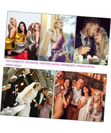 SUBOFAN ABOOFAN Makeup Mascara 15 Pairs Halloween Extra Long Eyelash Mascara Purple Lashes Paper Cutting s Halloween Costume s s Fiber Rosy Prom Set False s - Buy Online on GoSupps.com