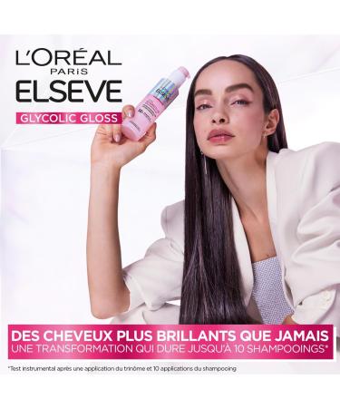 L'Or al Paris - Leave-In Serum for Dull Hair - Lacking Shine - Glycolic Acid - Hair Care Protocol - Elseve Glycolic Gloss - 150 ml - Buy Online on GoSupps.com