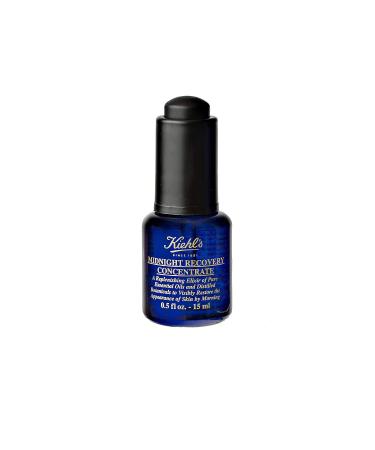 Kiehl's Midnight Recovery Concentrate Face Oil 0.5 oz | Nourishing Night Skincare - Buy Online on GoSupps.com