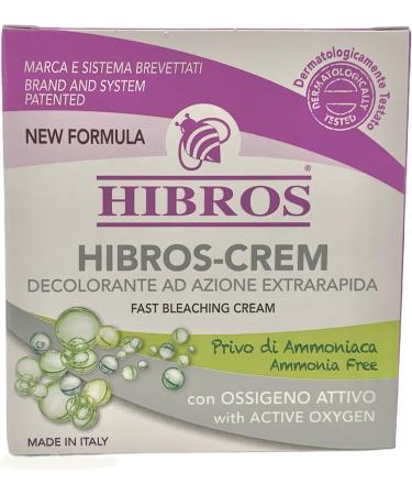 Hibros -Crem 60 ml - Bleaching and lightening cream for body and face hair - Fast acting without ammonia - New formula - Made in Italy - Buy Online on GoSupps.com