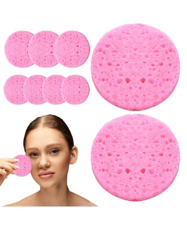 Facial Cleansing Sponge Compressed Face Sponge Wood Pulp Cotton Sponge - Cosmetic Spa Sponges Cellulose Face Sponges for Washing and Removing Makeup