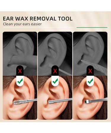 ESHOWEE Ear Wax Removal Kit with Cleaning Brush and Storage Box for Easy and Painless Ear Cleaning - Buy Online on GoSupps.com