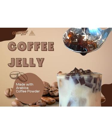 CRISTORY Coffee Flavor Jelly Boba Jar (7.27 lbs) - Authentic Arabica Coffee - Gluten & Fat Free - Vegan Friendly - Bubble Tea Toppings for Beverages & Desserts - Buy Online on GoSupps.com
