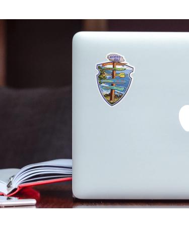 Die Cut Sticker Morro Bay  California  Destination Signpost  Contour Vinyl Sticker 1 to 3 inches (Waterproof Decal for Cars  Water Bottles  Laptops  Coolers)  Small Small Sticker - Buy Online on GoSupps.com