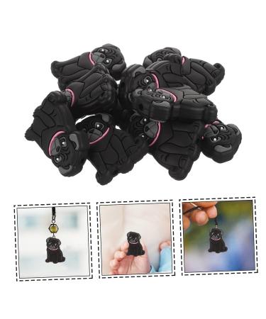 TEHAUX 10pcs Black Silicone Dog Beads - Molar Teether Baby Accessories - Buy Online on GoSupps.com