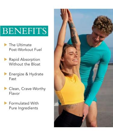 Xtravit Post Workout Powder - Natural Vanilla Nutrition Supplement with 20g Protein Essential Amino Acids Creatine & GI Support for Men & Women - No Added Sugar or Fillers 38.8 oz. 30 Servings - Buy Online on GoSupps.com