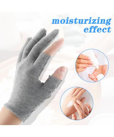Dimeho 6 Pairs Moisturizing Cotton Gloves Touchscreen Overnight Sleeping Gloves Lightweight Nighttime Lotion Grey Gloves for Bedtime Dry Hand Therapy Sensitive Irritated Skin SPA(Grey) - Buy Online on GoSupps.com