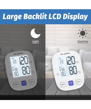 ELERA Blood Pressure Monitor with XL & Standard Cuffs - Accurate Automatic BP Machine for Home Use | Large Screen USB Cable & Batteries Included - Buy Online on GoSupps.com