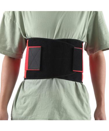 Weikeya Lower Back Support Belt with Steel Plate - Comfortable Waist Trainer for Pain Relief & Outdoor Activities - Adjustable Red Design - Buy Online on GoSupps.com