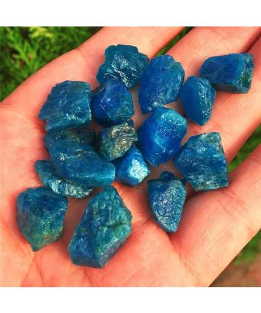 Natural Raw Blue Apatite Rough Stones Crystal Gravel Minerals and Stones Rough Gemstone Specimen Lucky Crystal Stone Crystal Reiki - Buy Online on GoSupps.com