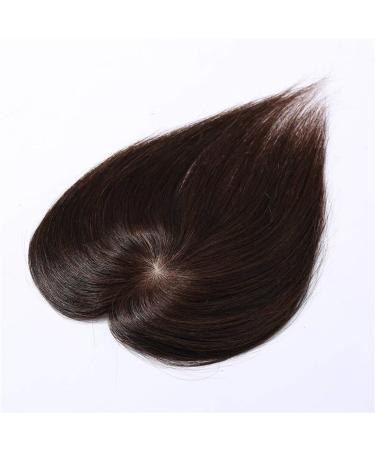 Double Silk Base Human Hair Topper 2.5"x4" Handmade Crown for Bald Women - Buy Online on GoSupps.com