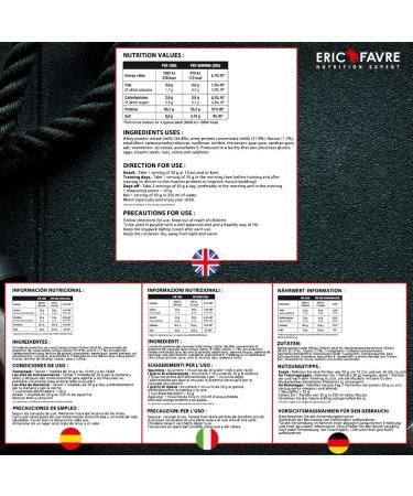 Iso Whey Zero 100% - Pure Whey Protein ISO - Gluten-Free - Muscle Mass Support - Eric Favre 1.5kg - Tasty Vanilla Flavor - Buy Online on GoSupps.com