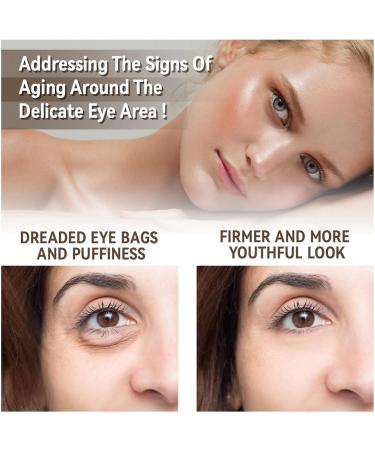 Caffeine & Hyaluronic Acid Under Eye Serum Caffeine Eye Serum Under Eye Cream for Dark Circles and Puffy Eyes Eye Serum for Dark Circles Eye Cream Anti Aging Firming Eye Cream Under Eye Treatment - Buy Online on GoSupps.com
