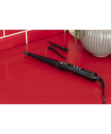 Remington CI951 Curling Iron - Conical 13-25mm Pearl Digital LCD Display High-Quality Ceramic Natural Curls & Beach Waves - Shop Internationally - Buy Online on GoSupps.com