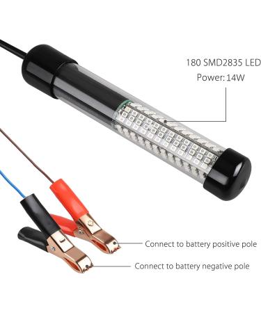 12V 14W 30W 180 LED Submersible Fishing Light for Night Fishing - Green | Underwater Fish Finder Lure Bait Boat Shrimp Squid Lamp - Buy Online on GoSupps.com