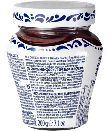 Fabbri Cr me Tartiner 200 g P te Tartiner Gourmande au Cacao et Caramel Sal Id ale Petit-D jeuner et Dessert (Cacao & Noix de Coco) - Buy Online on GoSupps.com