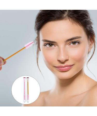 Outanaya 10pcs Transparent Tube Mascara Brush Reusable Eyelash Extensions Makeup Mascara Makeup Tools Lip Abs - Buy Online on GoSupps.com