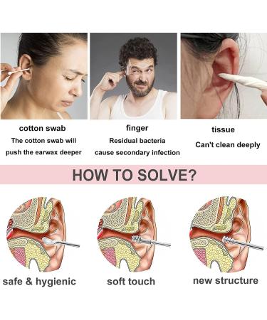 Spring Earwax Cleaner Tool Set - Stainless Steel Ear Picks for Easy Ear Wax Removal - Includes Storage Box and Cleaning Brush (Brown) - Buy Online on GoSupps.com